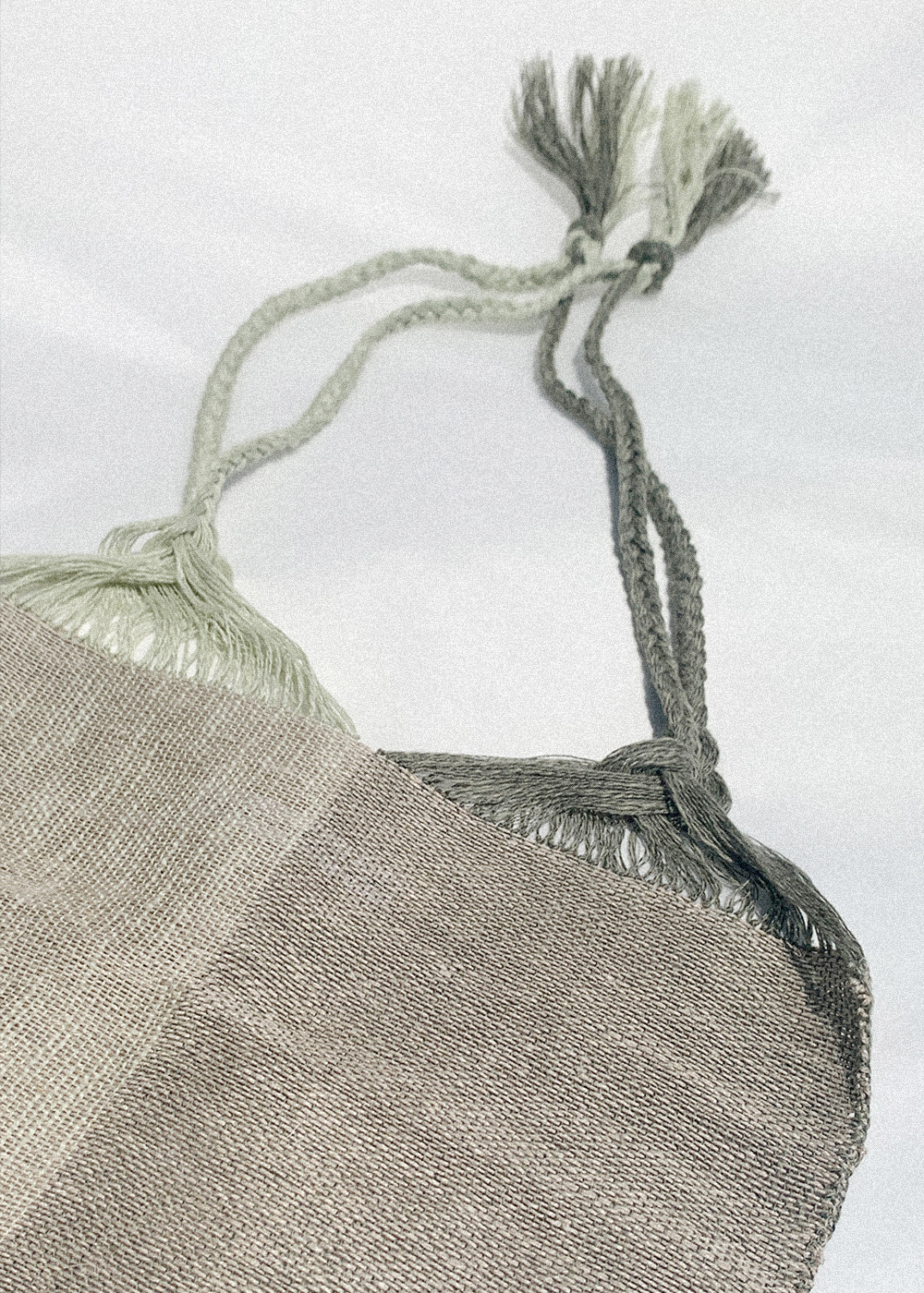 Handwoven Bag - Mint / Khaki
