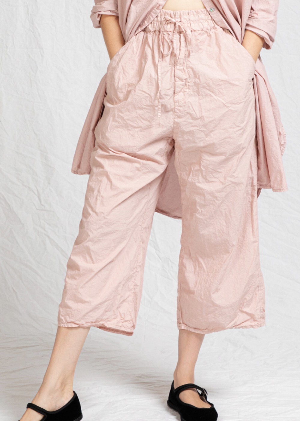 Wide &amp; Short Trousers TC - Petal Pink