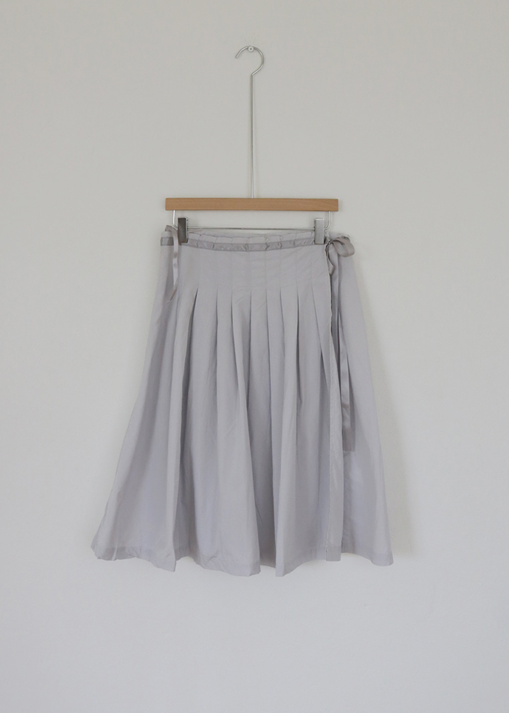 Tie Skirt - Grey