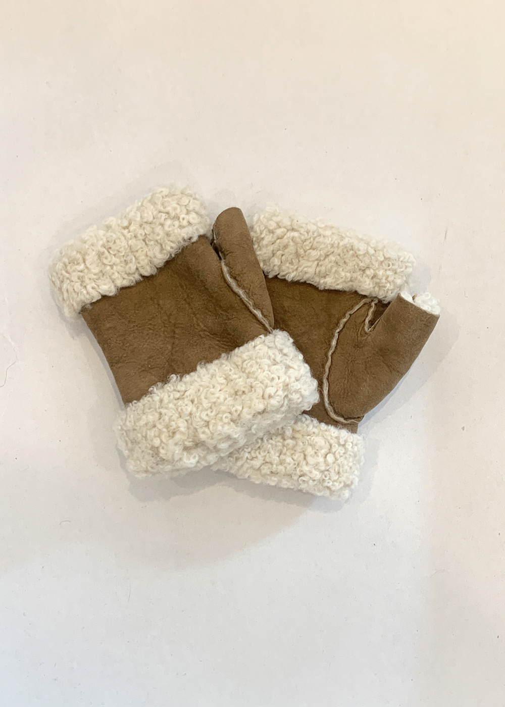 Manchon Mouton Fingerless Gloves