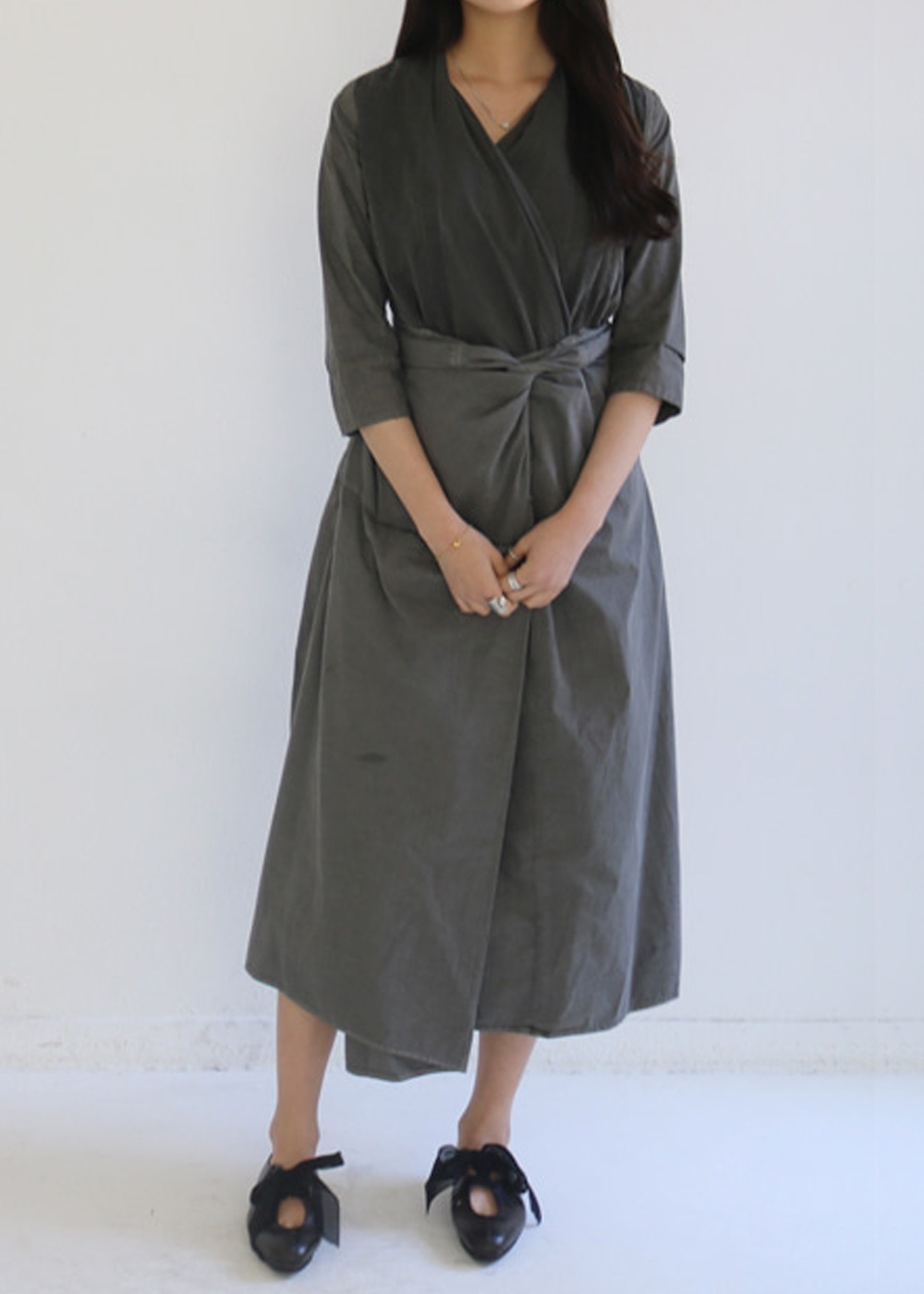 Umi Hagoromo Organic Cotton Wrapped Dress