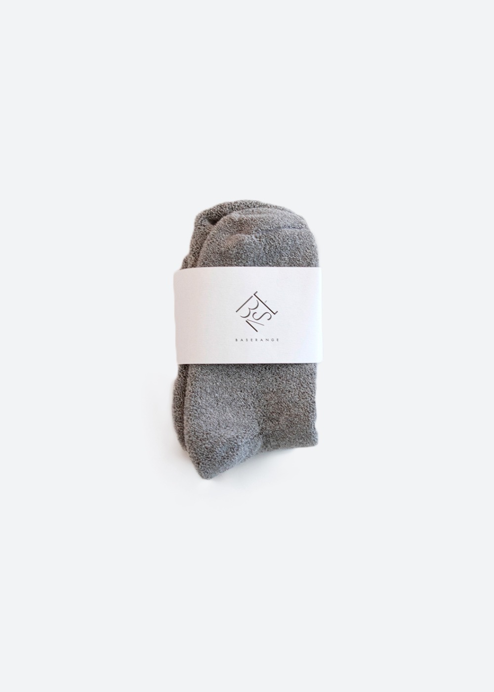 Buckle Overankle Socks - Grey Melange