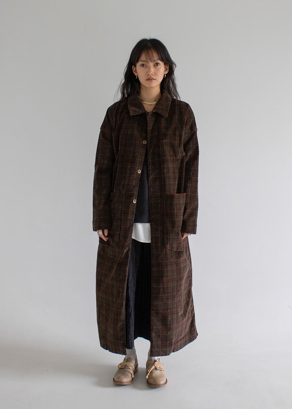 Tartan Long Coat