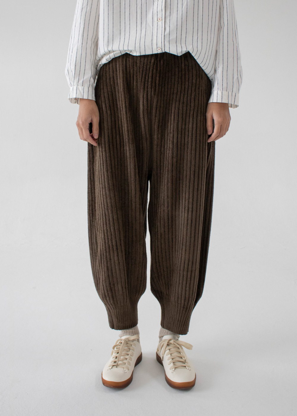 4360 3/4 Trousers - Brown