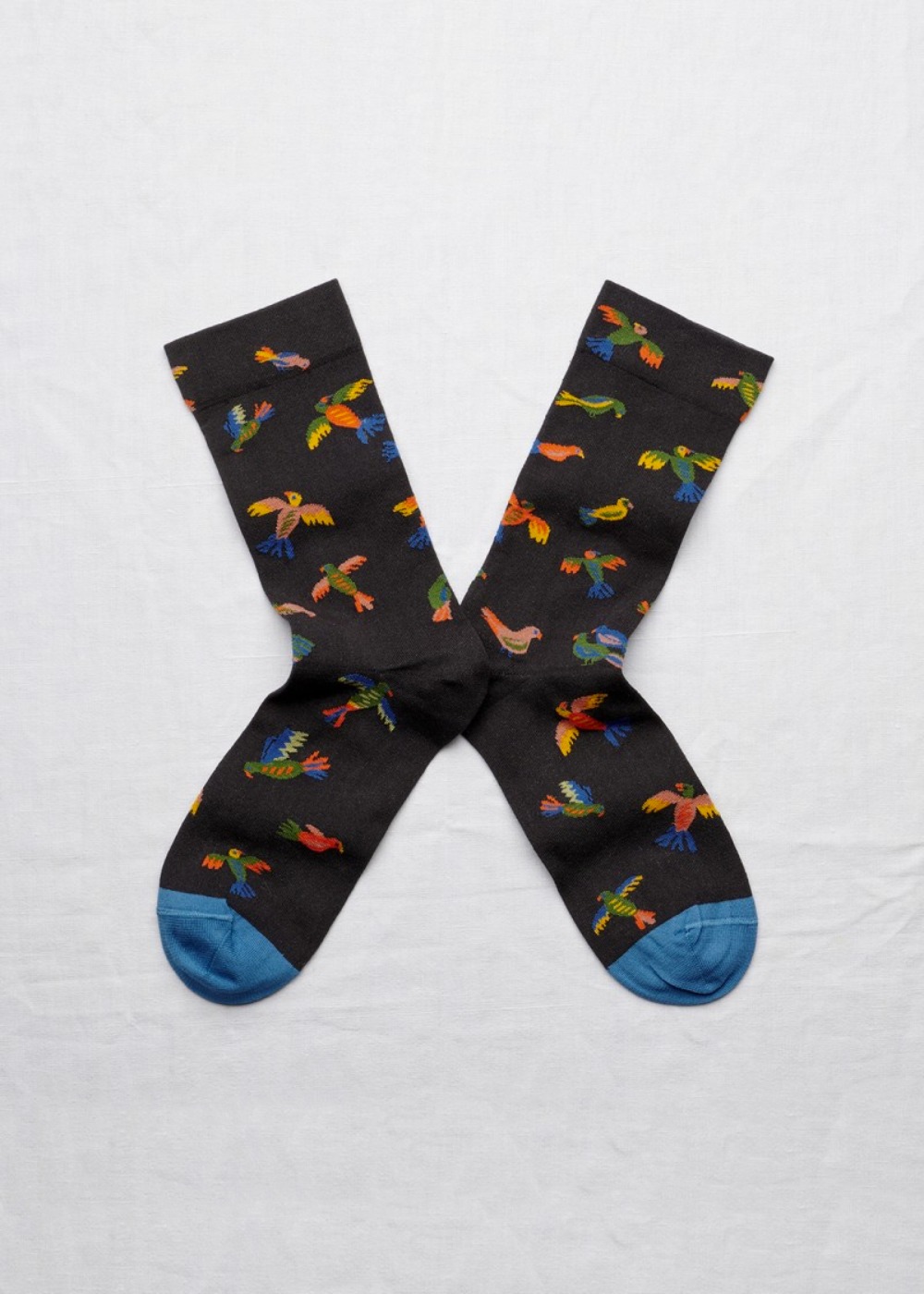 Socks Birds Dark