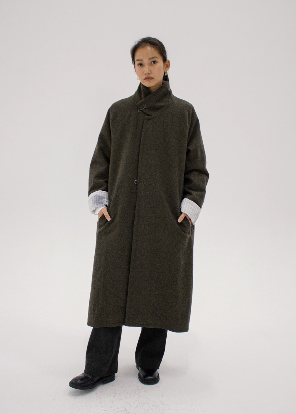 Coat with Silver Hooks