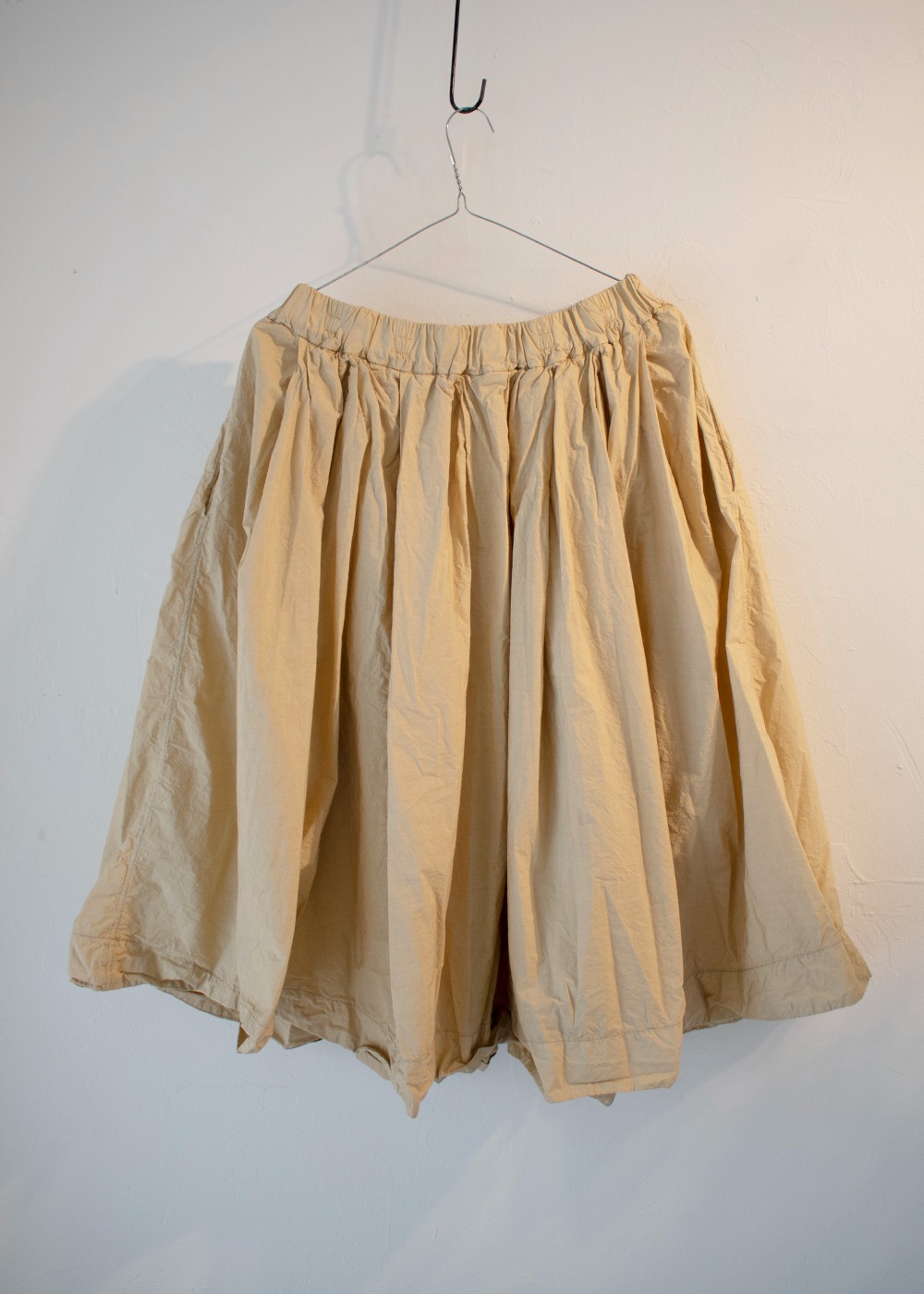 Pleated Short Skirt TC - Cream